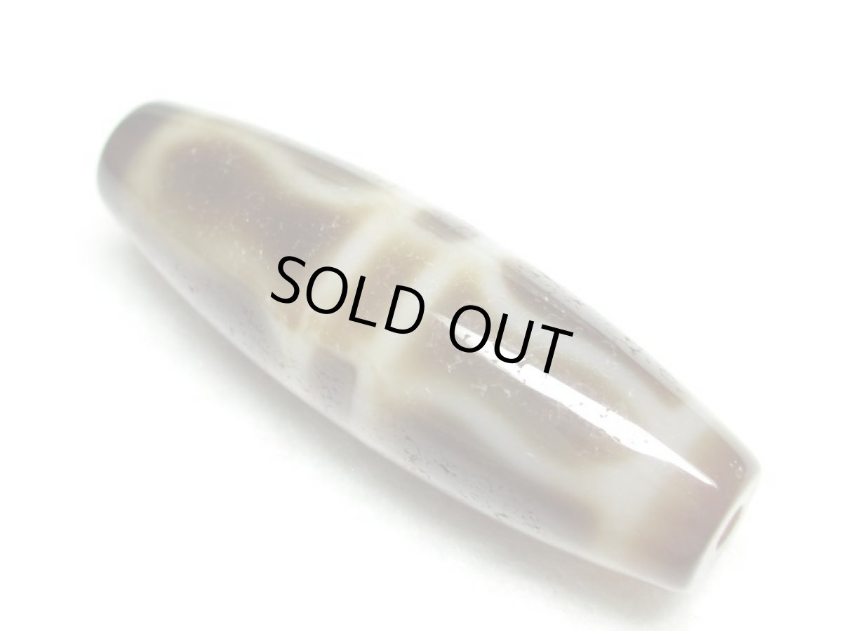 画像2: 黒朱砂・金剛杵天珠 38mm (2)