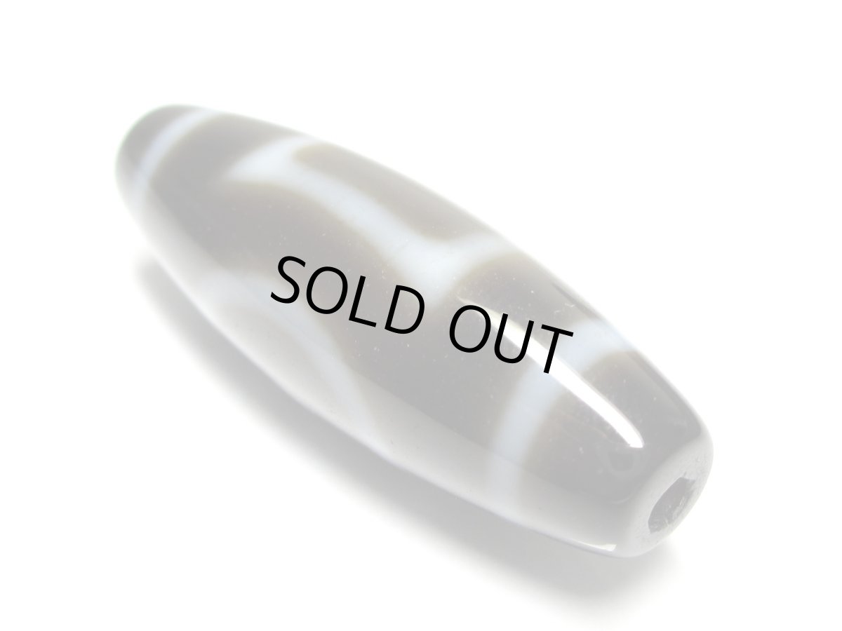 画像4: 黒地至純・天地星辰天珠  38mm (4)