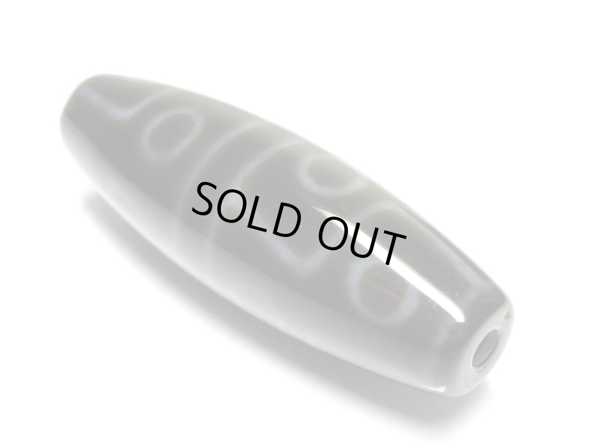 画像2: 黒地至純・十二眼天珠 40mm (2)