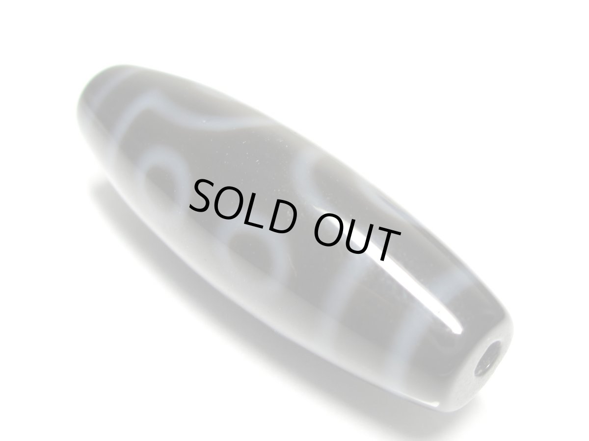 画像2: 黒地至純・七眼天珠 38mm  (2)