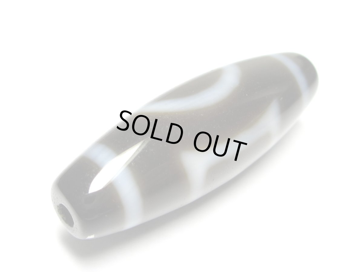 画像3: 黒地至純・天地星辰天珠  38mm (3)