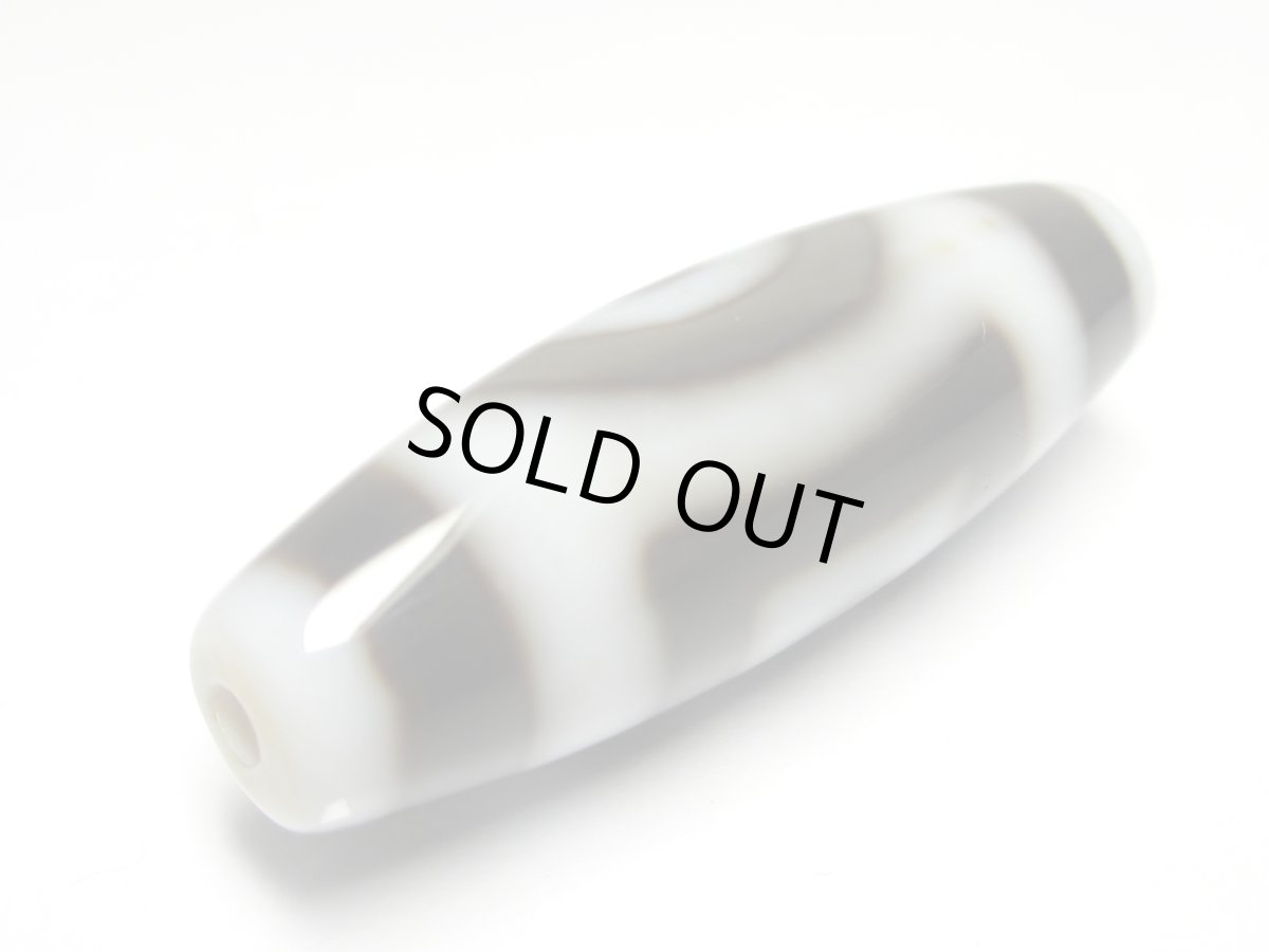 画像3: 白地至純・天地星辰天珠 38mm (3)