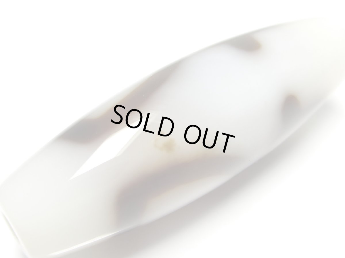 画像5: 白地至純・財神天珠 38mm (5)