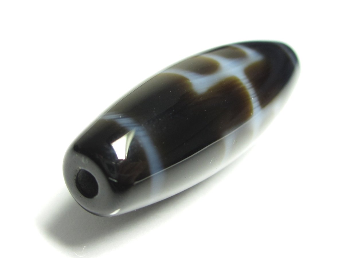 画像3: 黒朱砂・大人天珠 38mm (3)