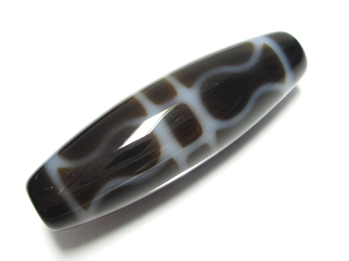 画像1: 透明感・金剛杵天珠 38mm (1)