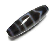 画像1: 透明感・息増懐天珠 38mm (1)
