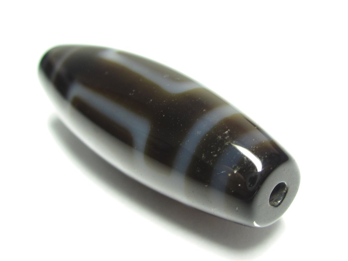 画像4: 透明感・平安二眼天珠 38mm (4)