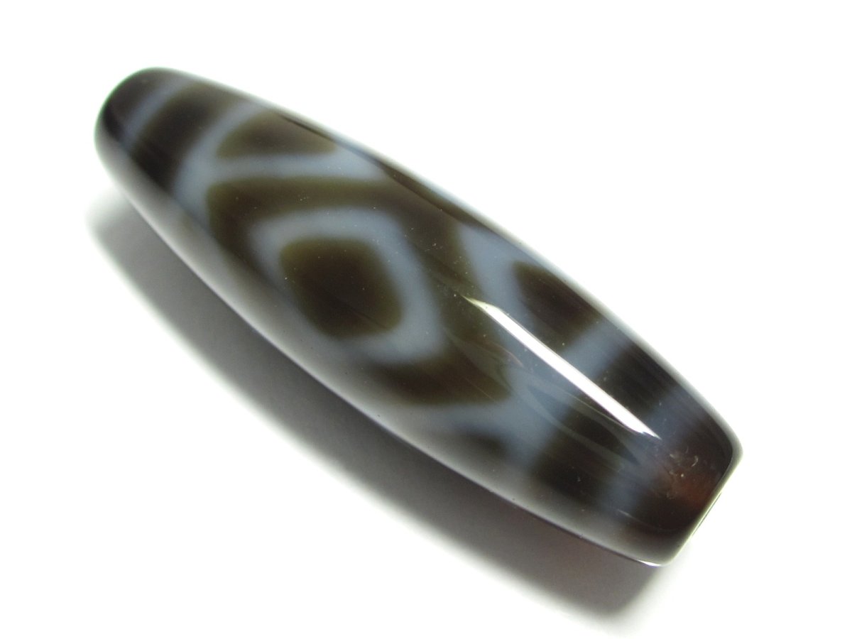 画像2: 透明感・金剛天珠 38mm (2)