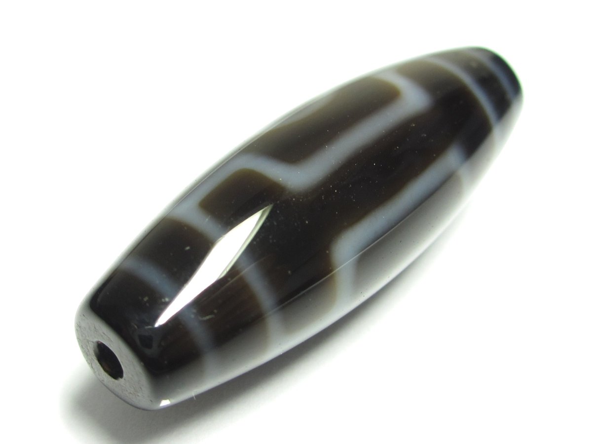 画像3: 透明感・平安二眼天珠 38mm (3)