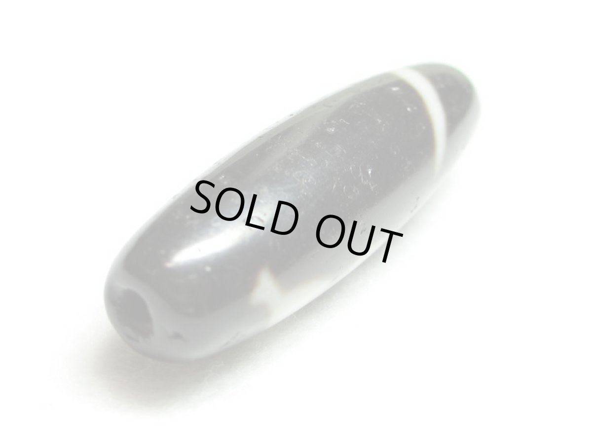 画像3: 風化龍鱗・白蛇天珠 42mm  (3)