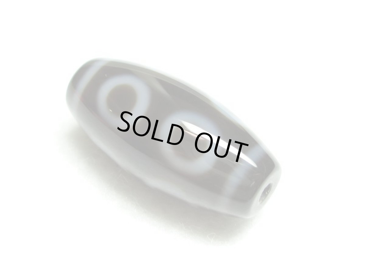 画像2: 黒地至純・八眼天珠 24mm (2)