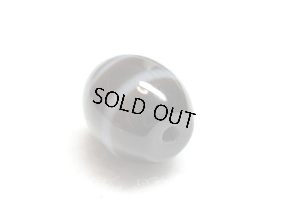 画像4: 黒地至純・線天珠 14mm (4)