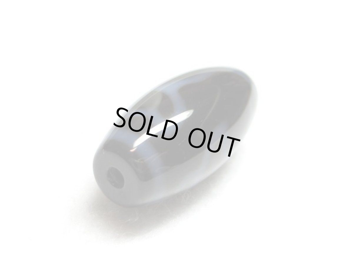 画像3: 黒地至純・水蓮花天珠 25mm (3)