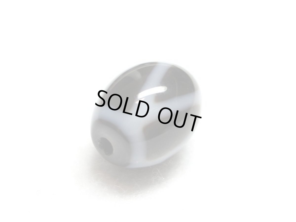 画像3: 黒地至純・金剛天珠 15mm (3)