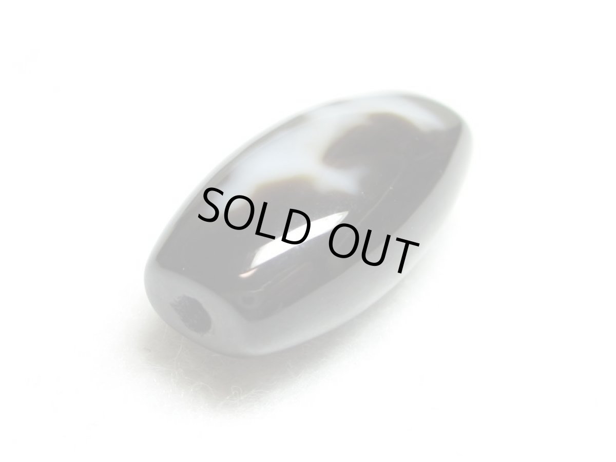 画像3: 黒地至純・観音如意樹(緑度母)天珠 25mm (3)