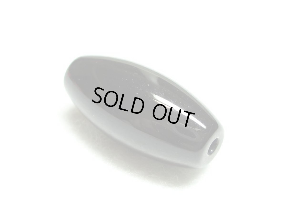 画像2: 黒地至純・観音天珠 25mm (2)