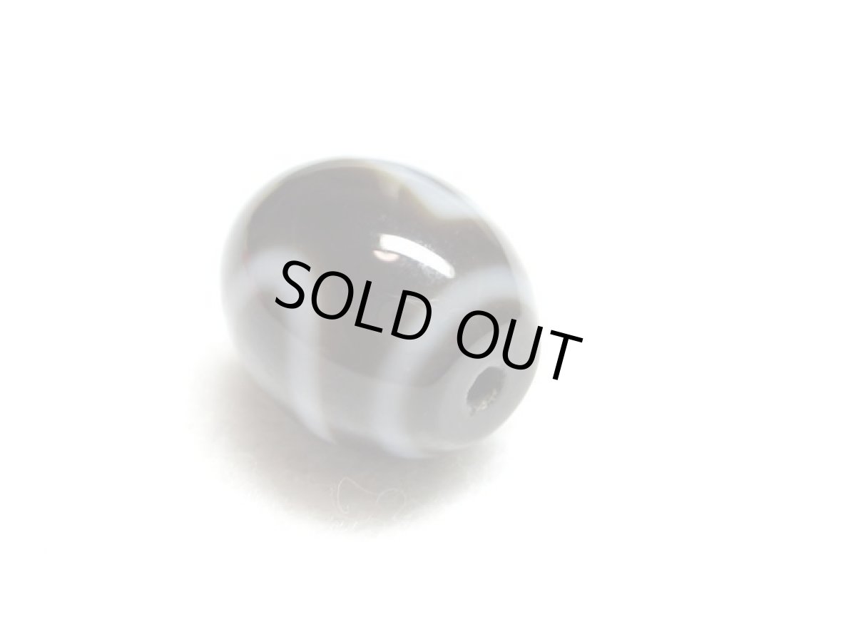 画像4: 黒地至純・天地天珠 15mm (4)