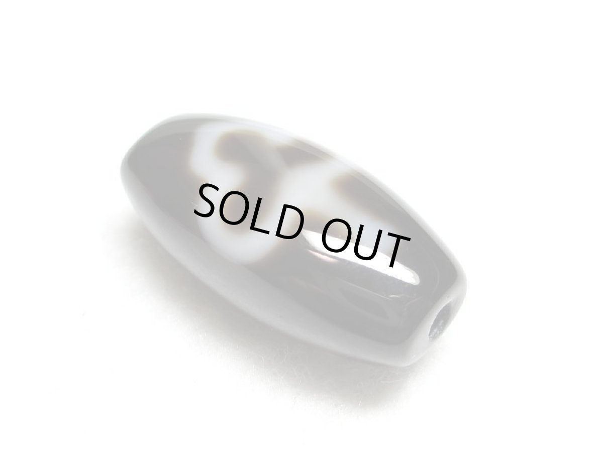 画像2: 黒地至純・観音菩提天珠 25mm (2)