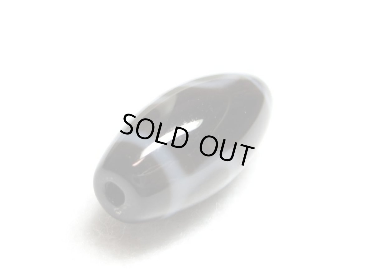 画像3: 黒地至純・宝瓶天珠 25mm (3)