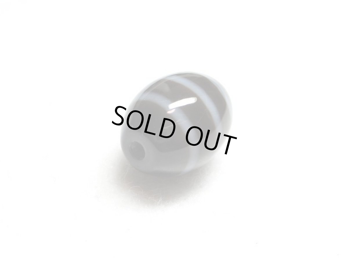 画像3: 黒地至純・線天珠 14mm (3)