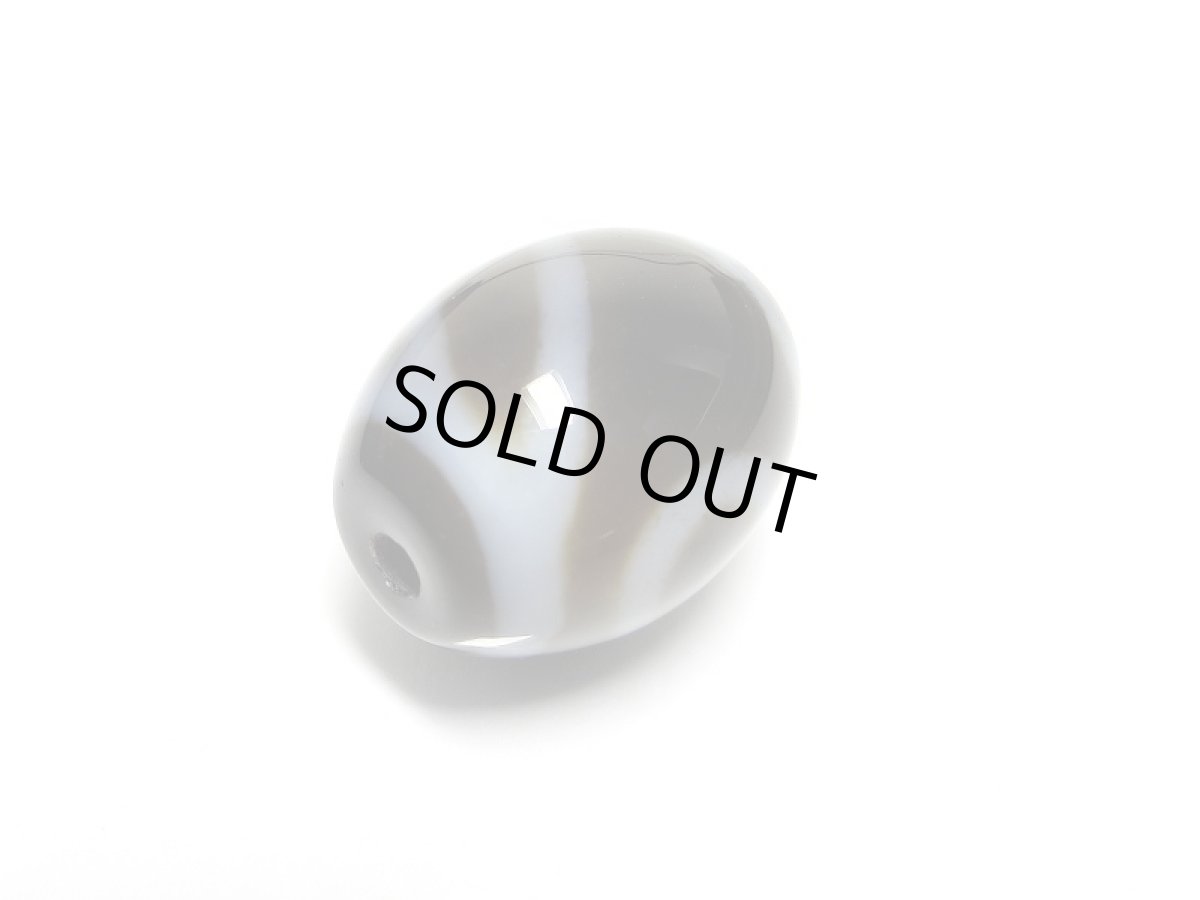 画像3: 黒地至純・一眼山形天珠 15mm (3)