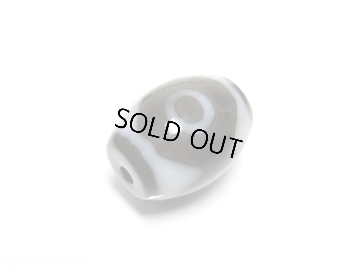 画像3: 黒地至純・三眼天珠 16mm (3)