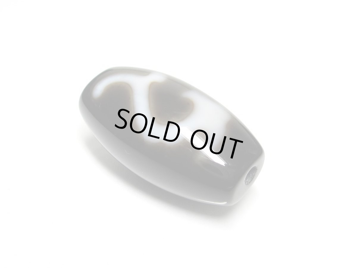 画像4: 黒地至純・観音如意樹(緑度母)天珠 25mm (4)