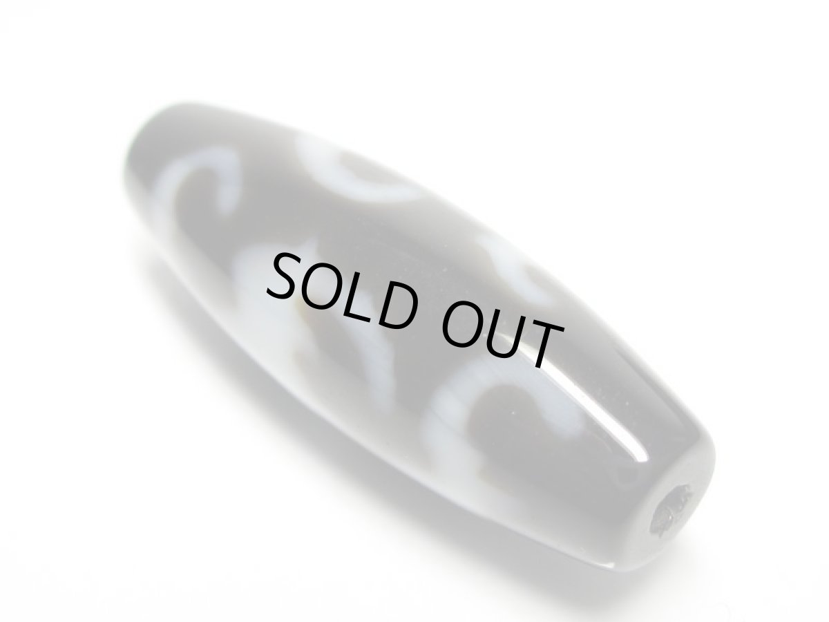 画像4: 黒地至純・五福臨門天珠 38mm  (4)