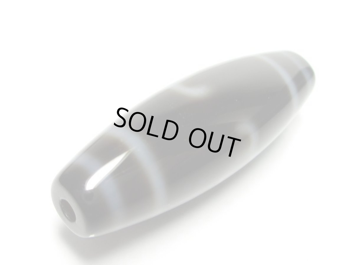 画像3: 黒地至純・如意樹(緑度母)天珠 38mm  (3)