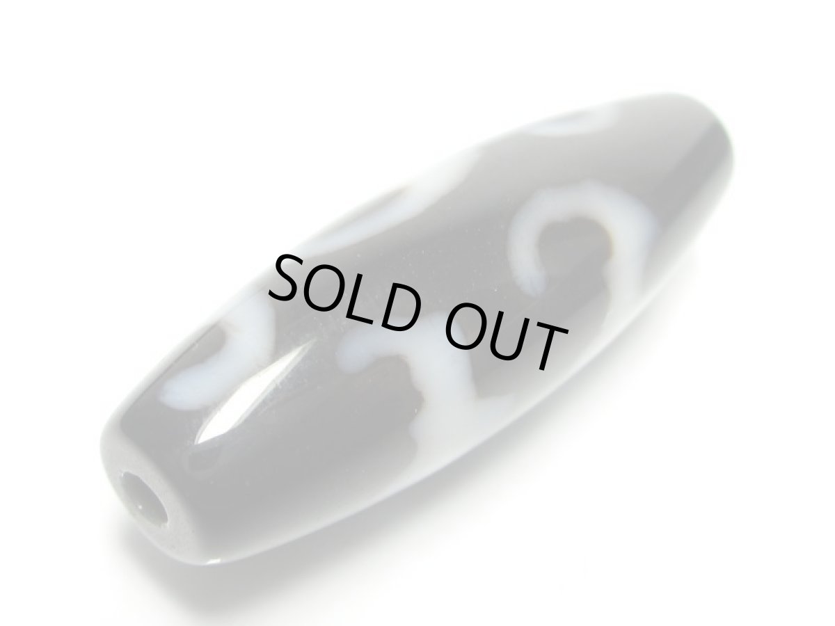 画像3: 黒地至純・五福臨門天珠 38mm  (3)