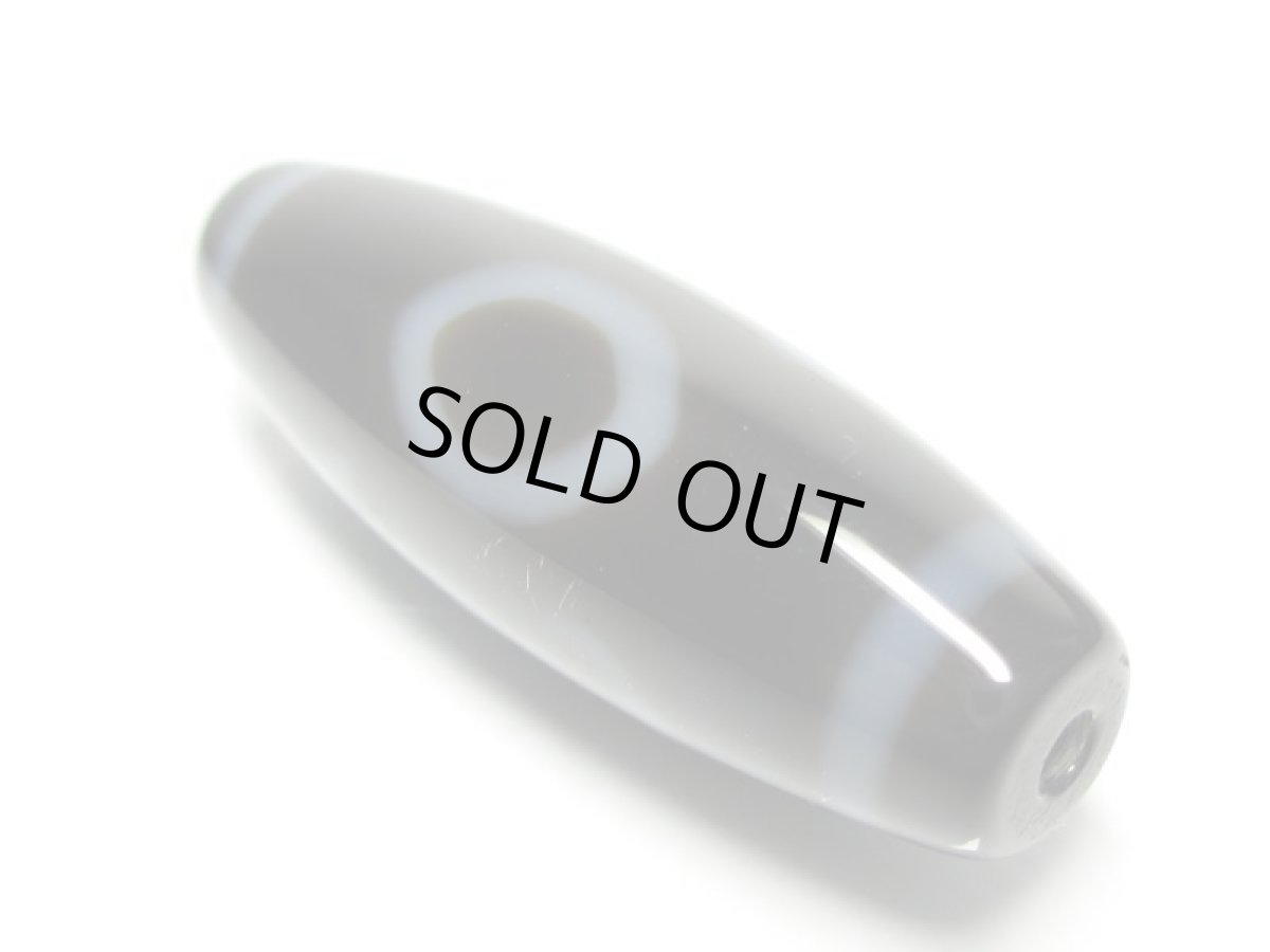 画像4: 黒地至純・二眼大鵬鳥天珠  38mm (4)