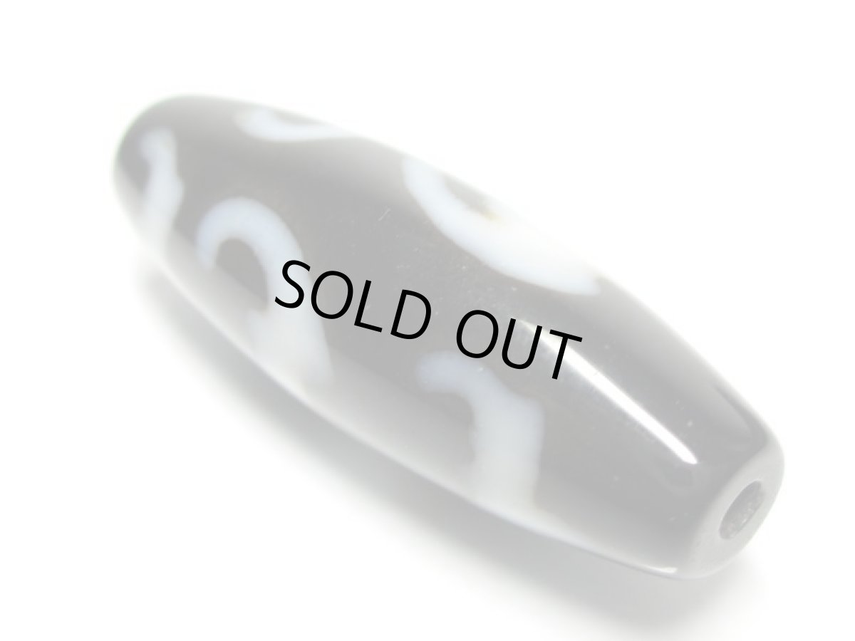 画像4: 黒地至純・五福臨門天珠 38mm  (4)