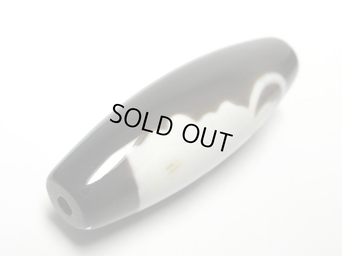 画像3: 黒地至純・弁財天天珠 38mm  (3)