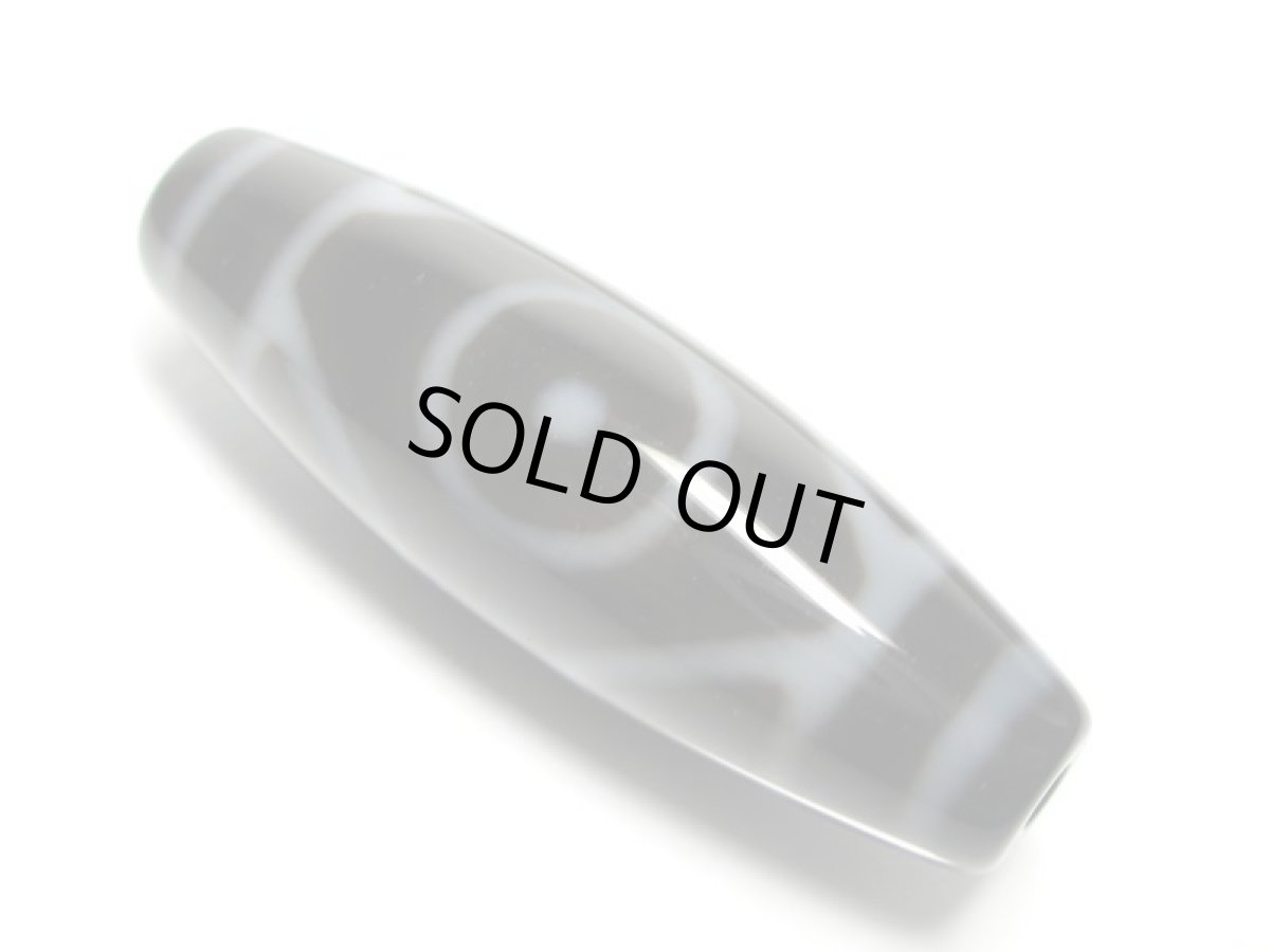 画像2: 黒地至純・増益星辰天珠  38mm  (2)