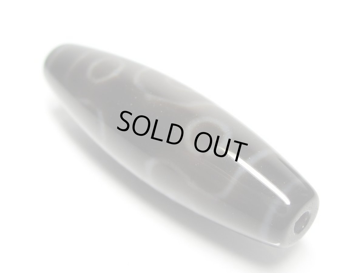 画像4: 黒地至純・十三眼天珠 39mm  (4)