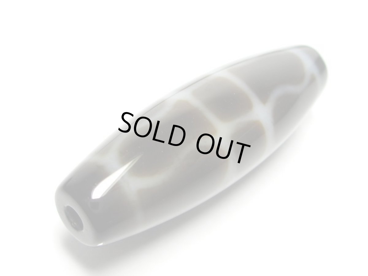 画像3: 黒地至純・金剛杵天珠 38mm (3)