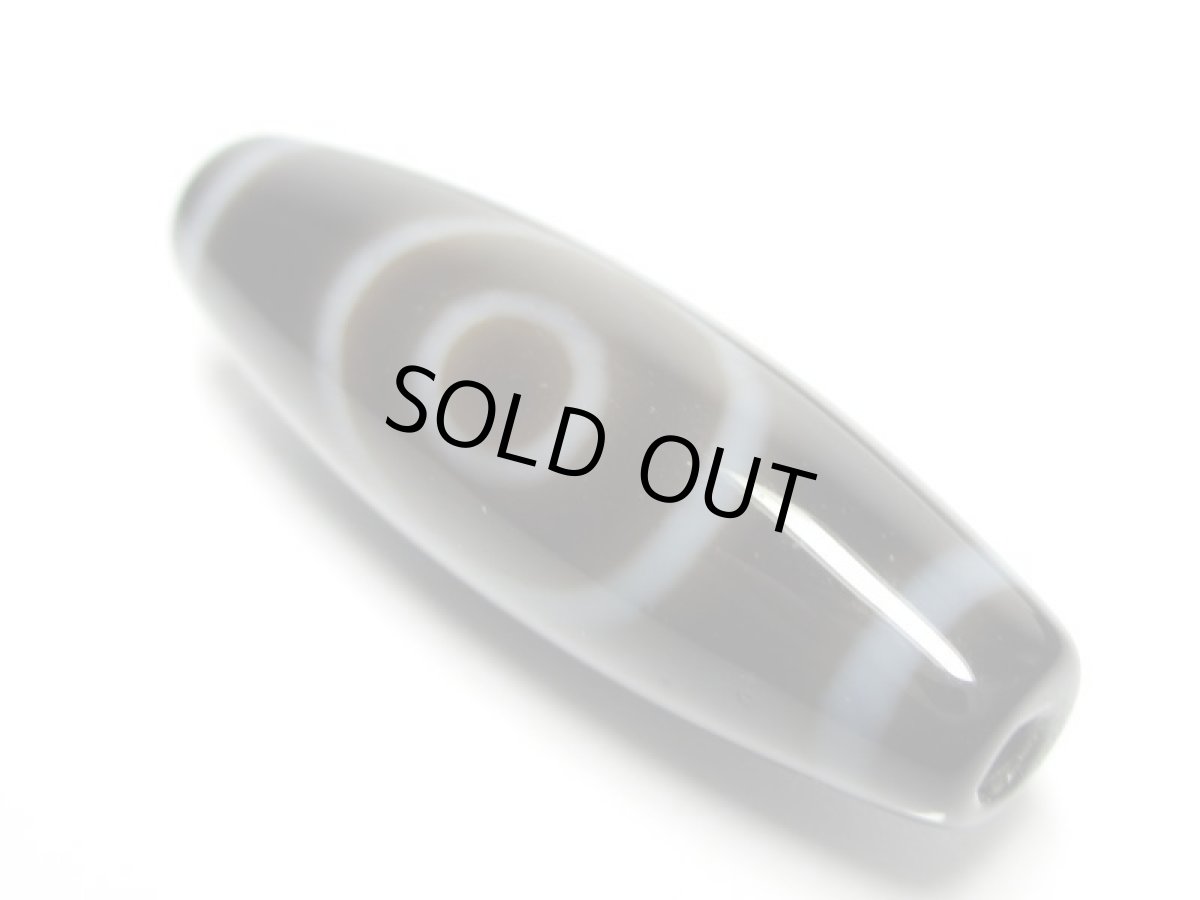 画像2: 黒地至純・山水天珠 38mm  (2)