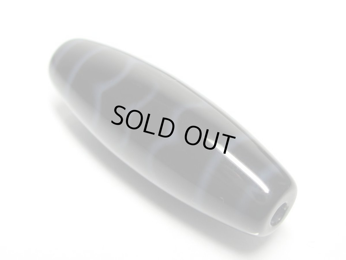 画像2: 黒地至純・大鵬鳥天珠  38mm (2)