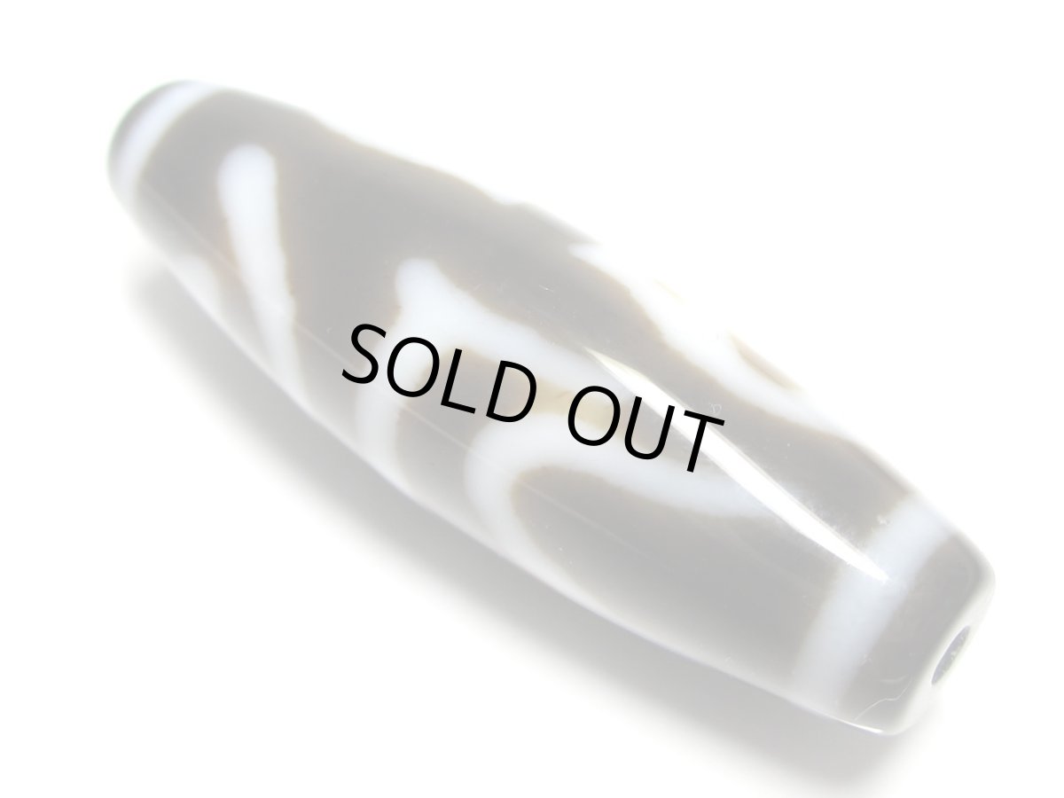 画像4: 黒地至純・龍眼梵字天珠・不動明王菩薩 38mm (4)