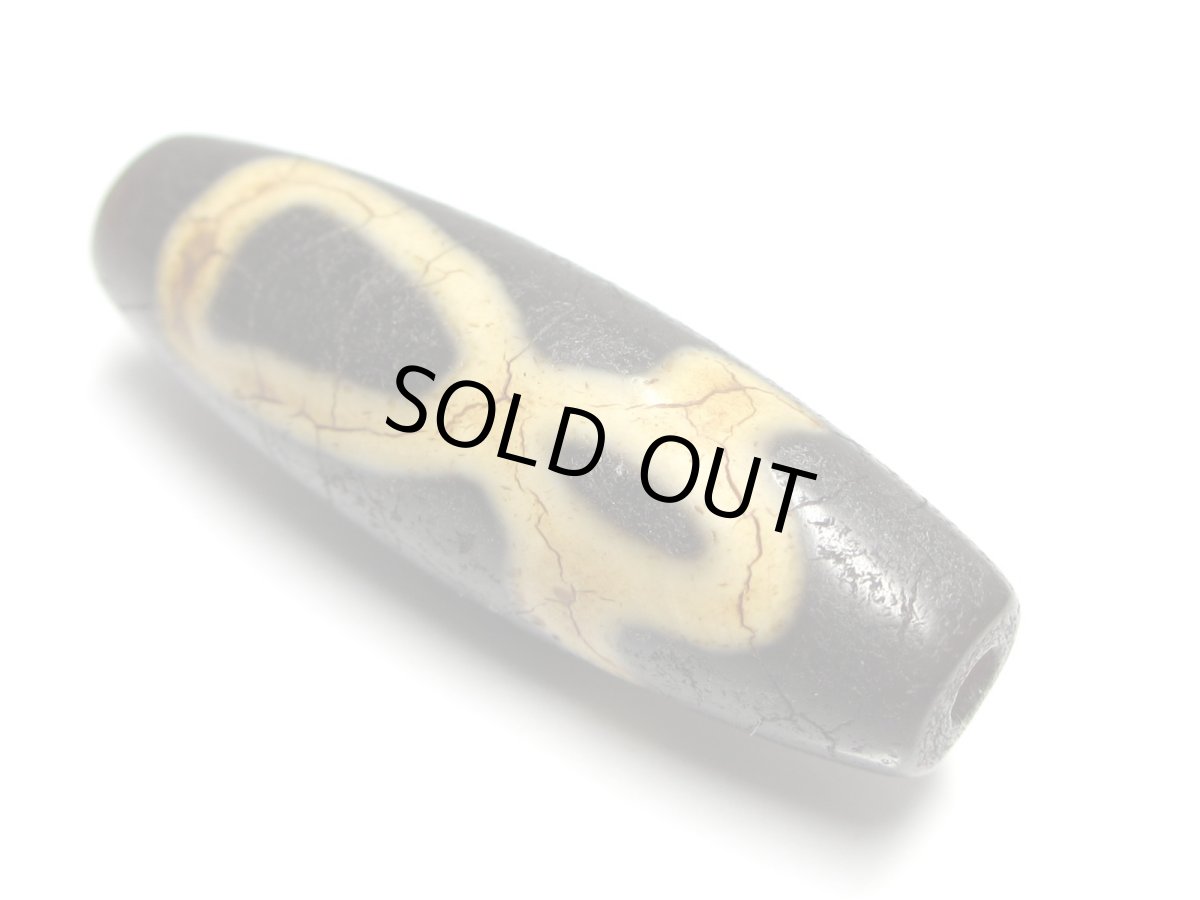 画像2: 風化龍紋・財神天珠 39mm (2)