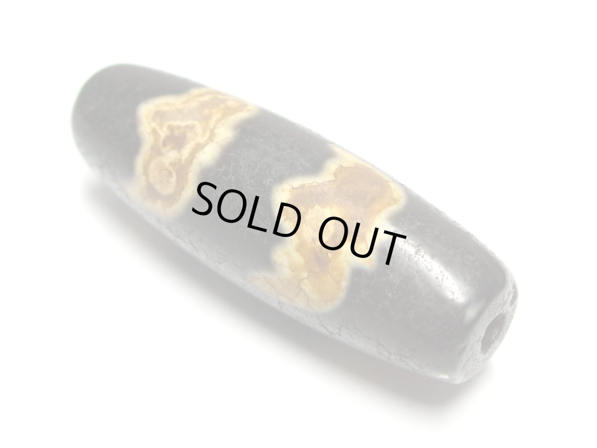 画像2: 風化龍紋・五福臨門天珠 39mm (2)