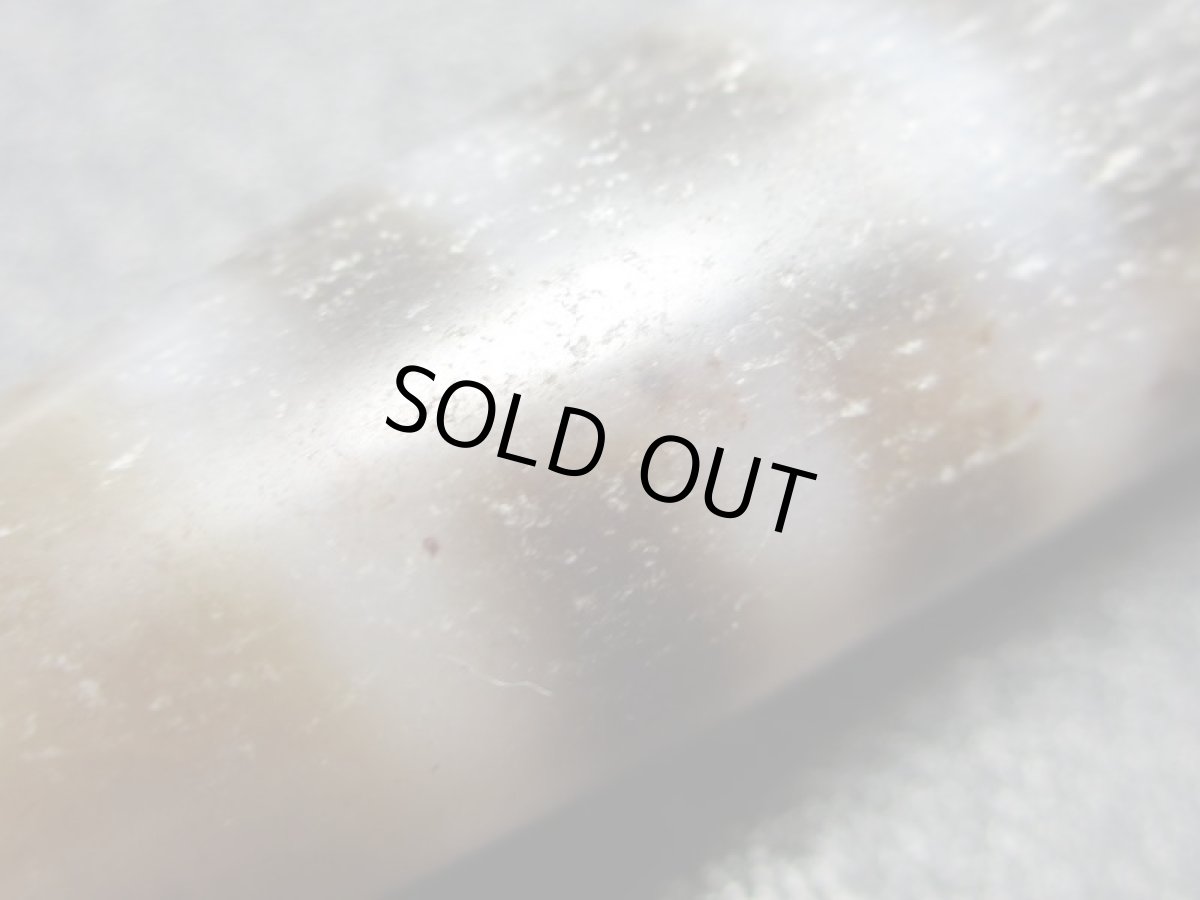 画像5: 紅朱砂・線天珠 60.5mm (5)