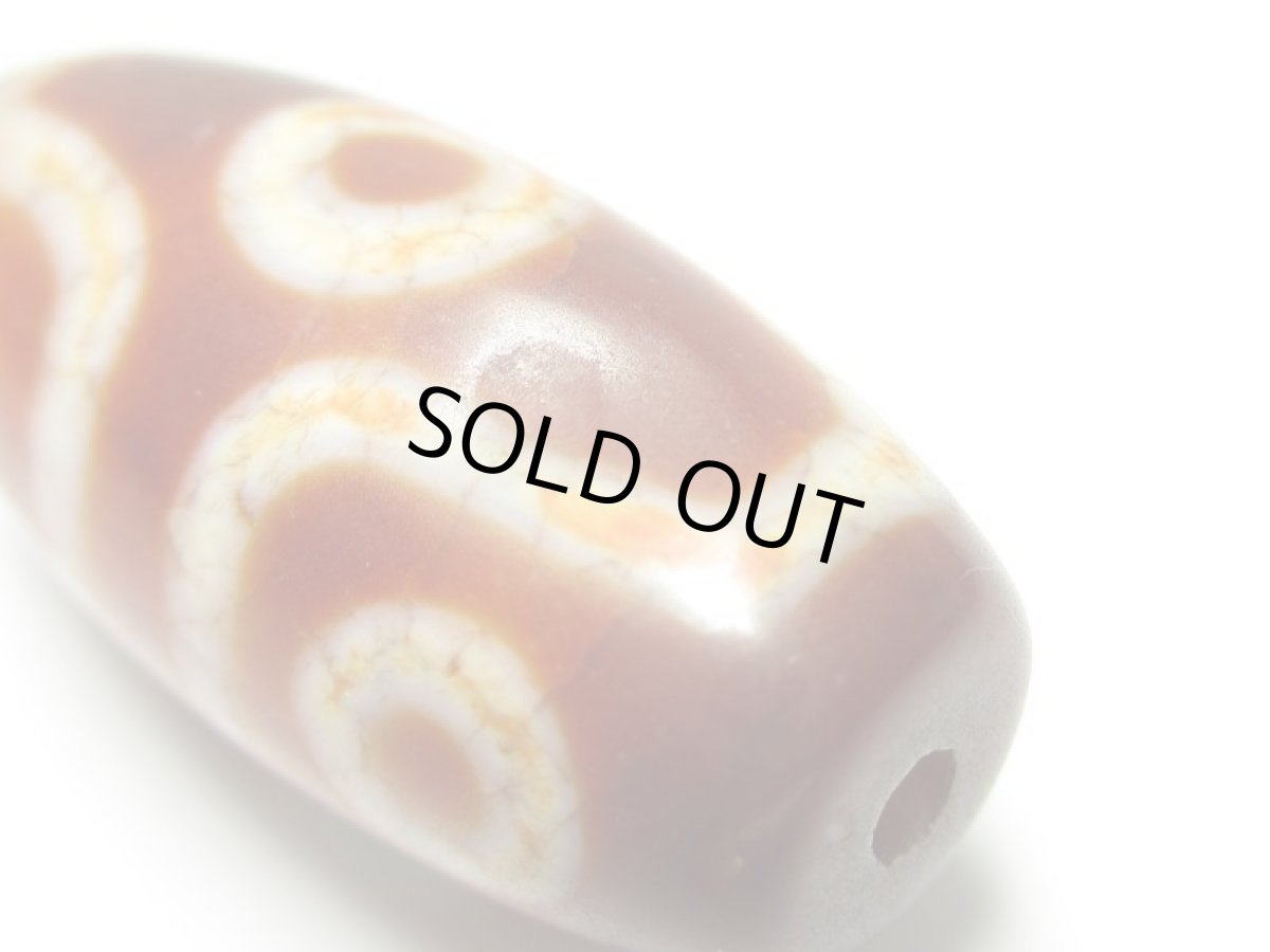 画像5: 老鉱朱砂紅・六眼天珠 31mm (5)