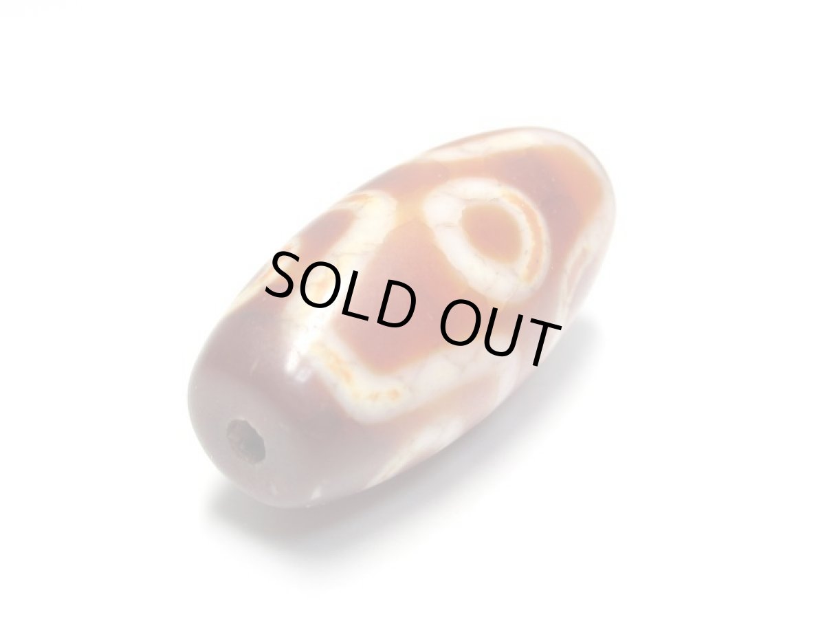 画像3: 老鉱朱砂紅・六眼天珠 31mm (3)