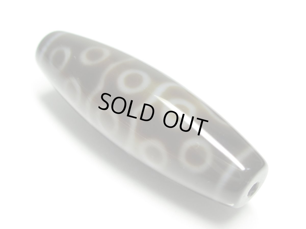 画像2: 黒地至純・十三眼天珠 40mm  (2)