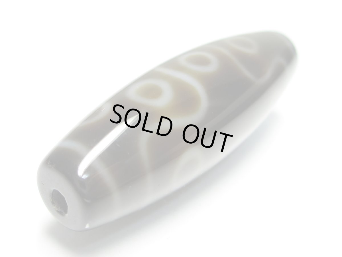 画像3: 黒地至純・十三眼天珠 40mm  (3)