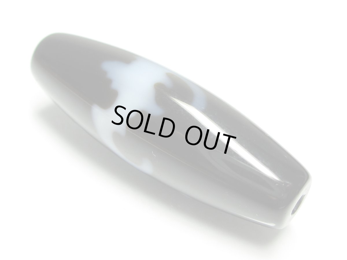 画像2: 黒地至純・福寿天珠 38mm  (2)