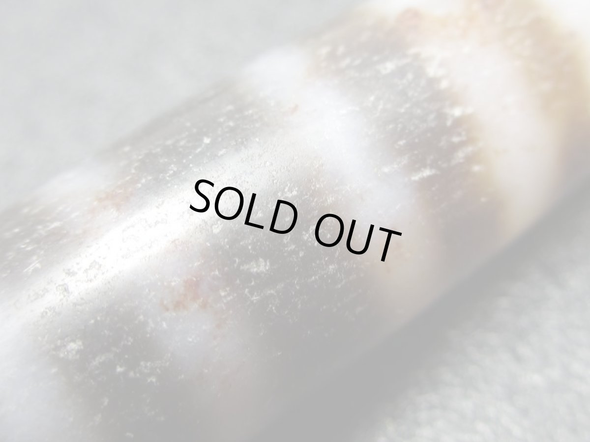 画像3: 紅朱砂・線天珠 60.5mm (3)