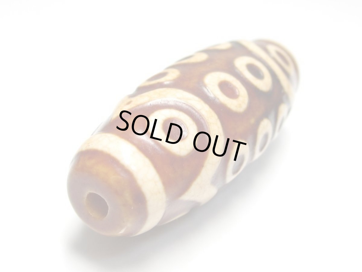 画像3: 赤龍紋・二十一眼天珠置物 47mm 【20150316】 (3)