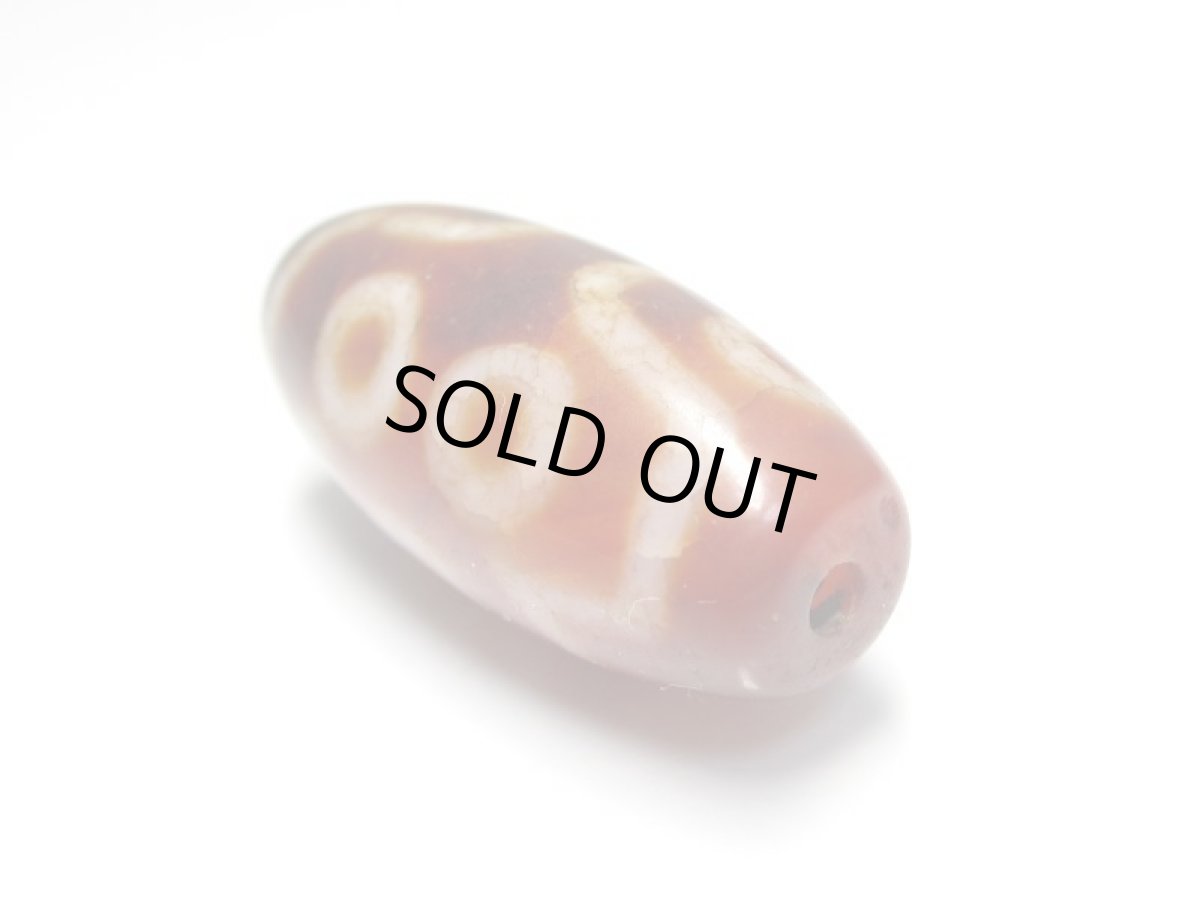 画像4: 老鉱朱砂紅・七眼天珠 32mm (4)